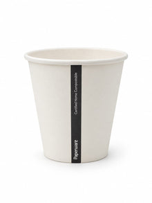 Aqueous Lined Single Wall 6oz White Hot Cup 80mm 1000/ctn