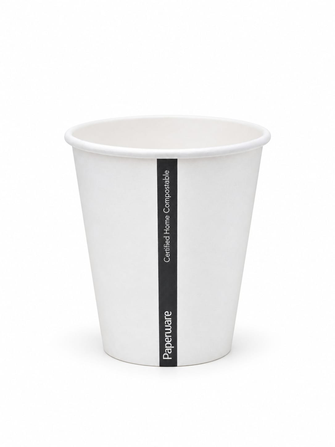 Aqueous Lined Single Wall 8oz White Hot Cup 80mm 1000/ctn