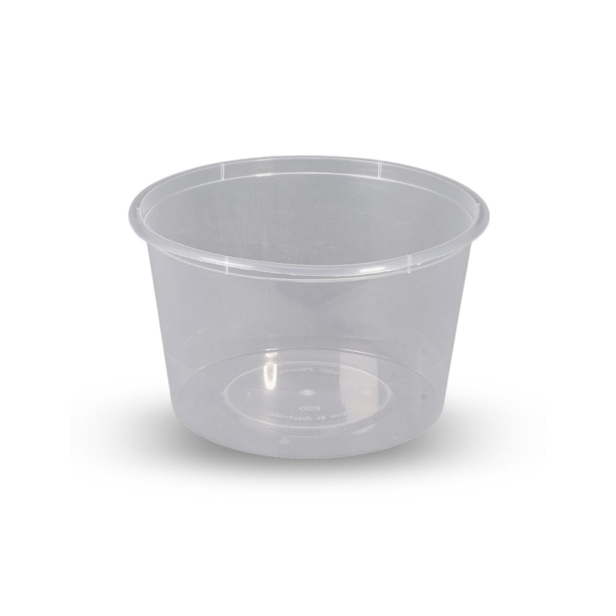 B20 Round 20oz Plastic Container 500/ctn