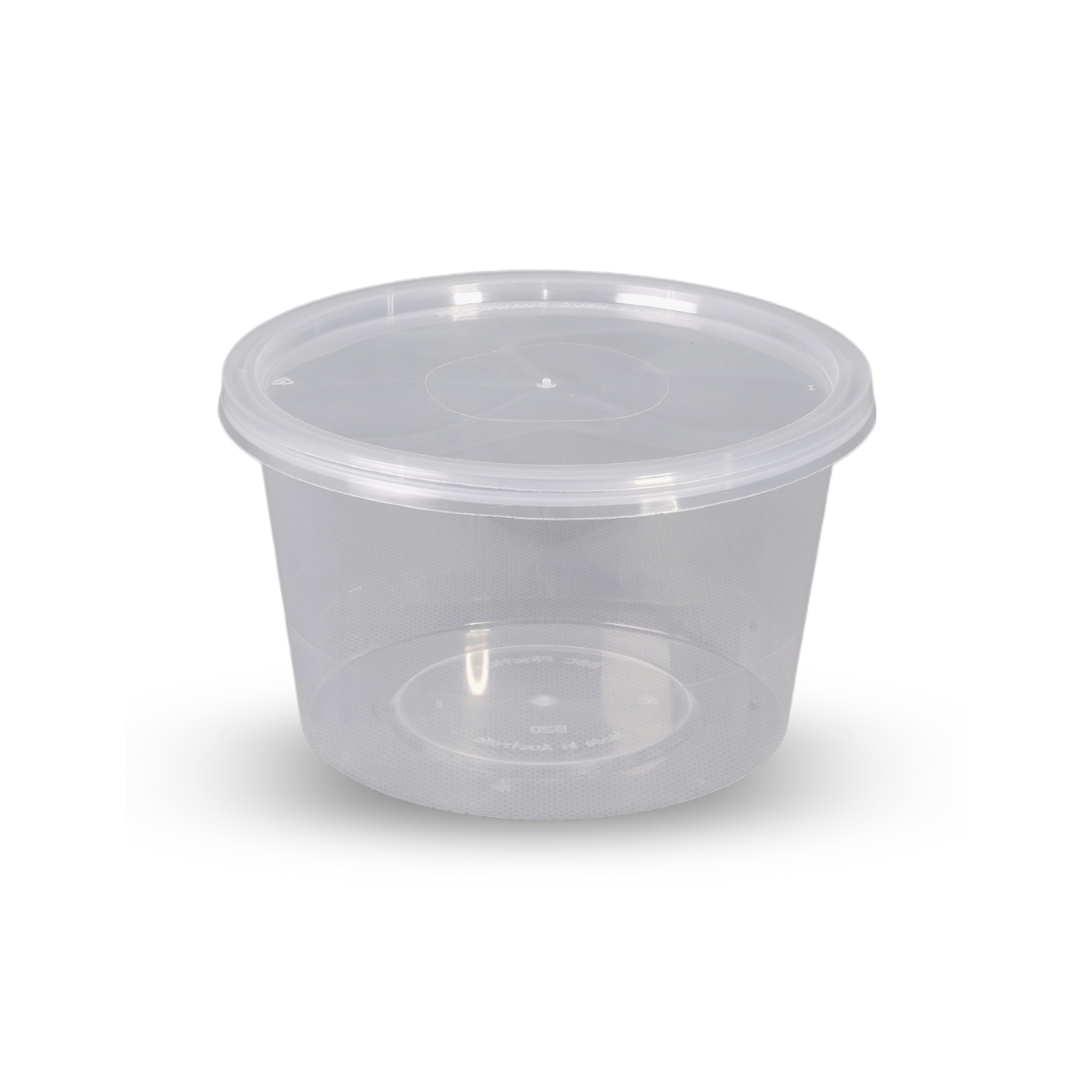 B20 Round 20oz Plastic Container 500/ctn