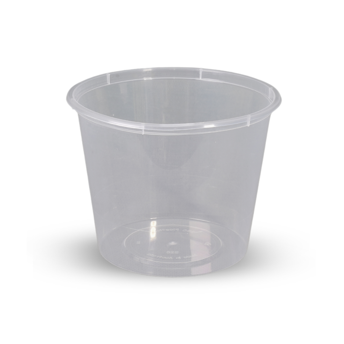 B25 Round 25oz Plastic Container 500/ctn