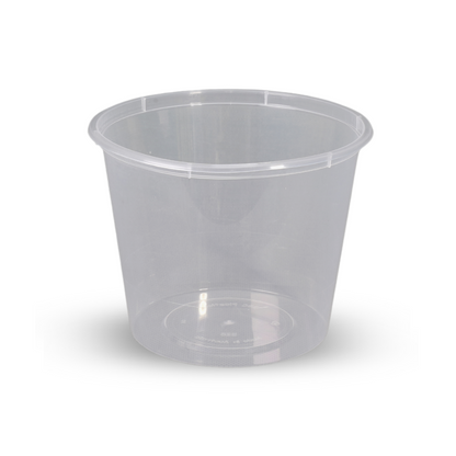 B25 Round 25oz Plastic Container 500/ctn