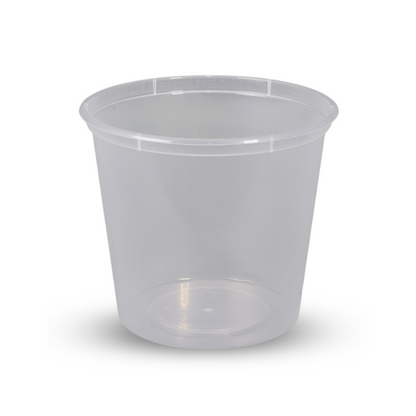 B30 Round 30oz Plastic Container 500/ctn