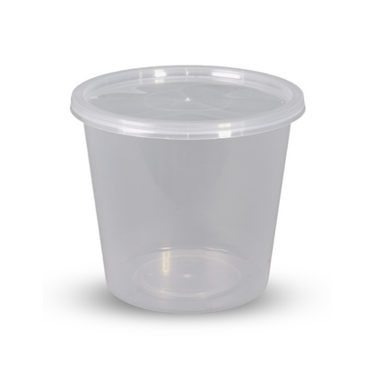 B30 Round 30oz Plastic Container 500/ctn