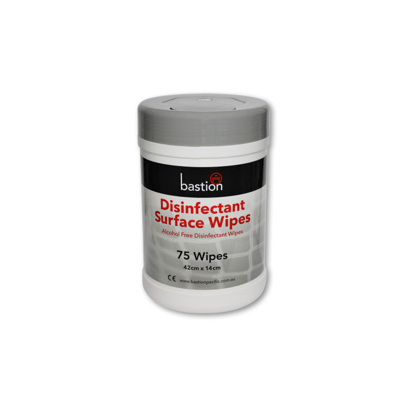 Hospital Grade Disinfectant Surface Wipes- 420mm x 140mm 75 sheets 12/ctn