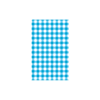 Greaseproof Paper - blue gingham 1/2 190 x 310mm 200/pack 10packs/ctn