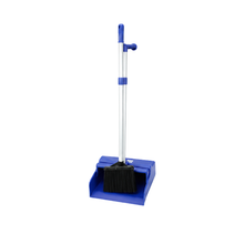 Lobby Pan- Blue with pistol grip handle and brush