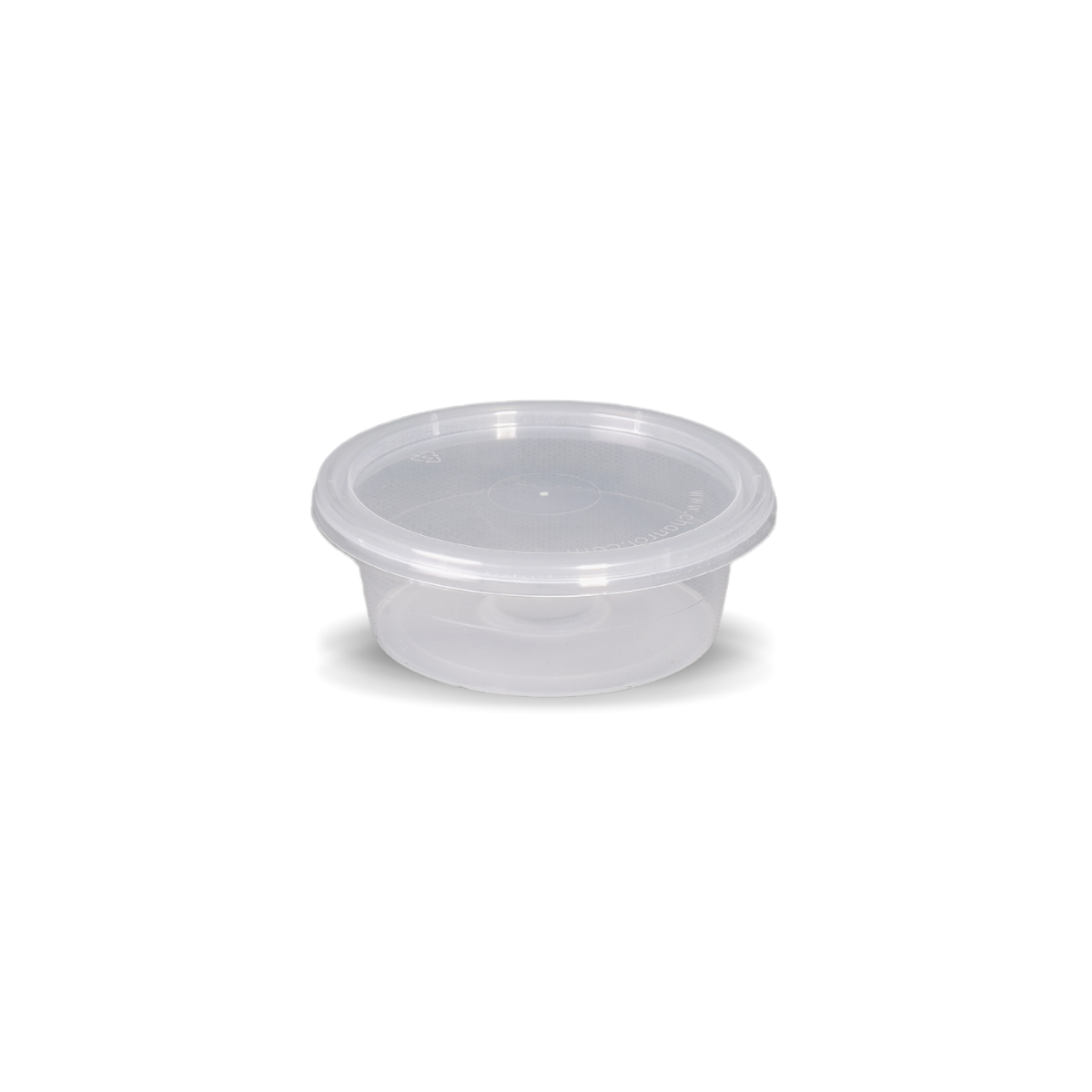 C2 Round Plastic 2oz Container 100/pack