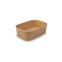 PLA Coated Kraft Rectangular Container 650ml 300/ctn