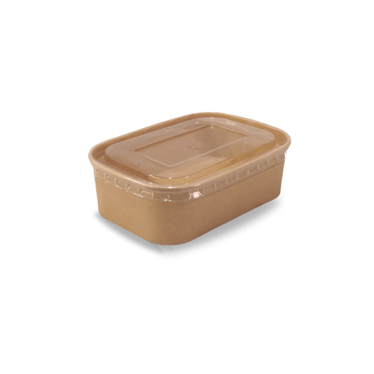 PLA Coated Kraft Rectangular Container 650ml 300/ctn