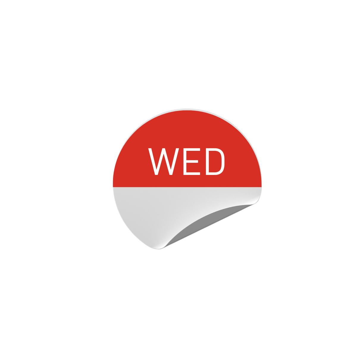Day Dot Labels; Wednesday 24mm 1000/roll – Paperware