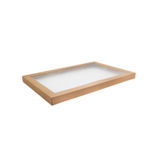 Window Lid for Kraft Catering Box  - Ex-Large 50ctn