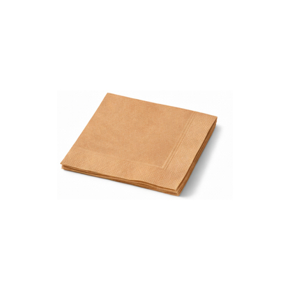 Luncheon Napkins 2ply Kraft 20 x 100pk/ctn 2000/ctn