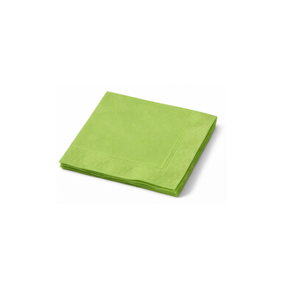 Luncheon Napkins; 2ply Lime Green 20 x 100pk/ctn 2000/ctn