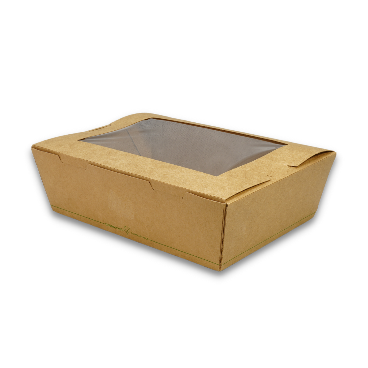 Large Lunch Box with PLA Window 200/ctn – Paperware