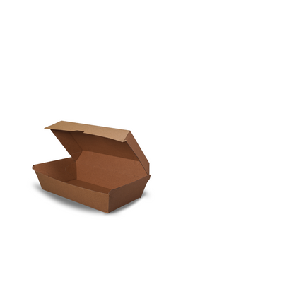 Large Kraft Cardboard Snack Box - 200/ctn - 205 x 105 x 77mm