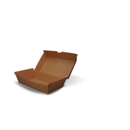 Large Kraft Cardboard Snack Box - 200/ctn - 205 x 105 x 77mm