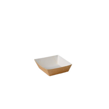 Kraft Paper #MINI Food Tray 55 x 55 x 25mm 900/ctn