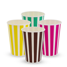 16oz Paper Cold Drink Cup - Candy Stripe - 50 per pack 1000/ctn