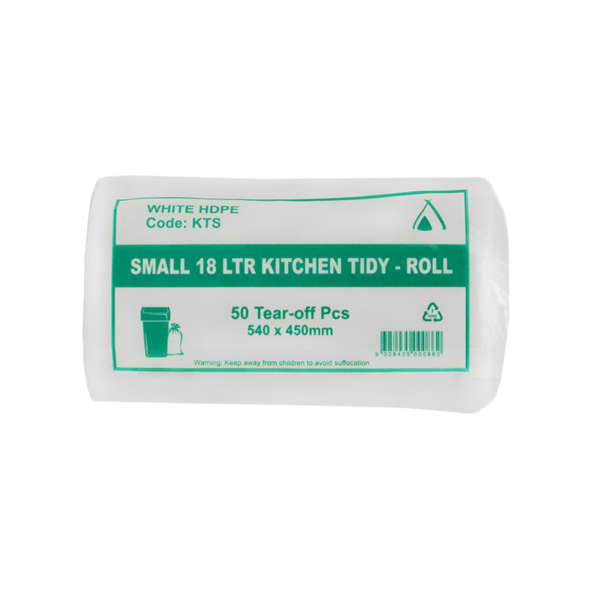 Kitchen Tidy Liners; 18L small 20 x 50pk/ctn 1000/ctn