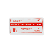 Kitchen Tidy Liners- 36L large 20 x 50pk/ctn 1000/ctn