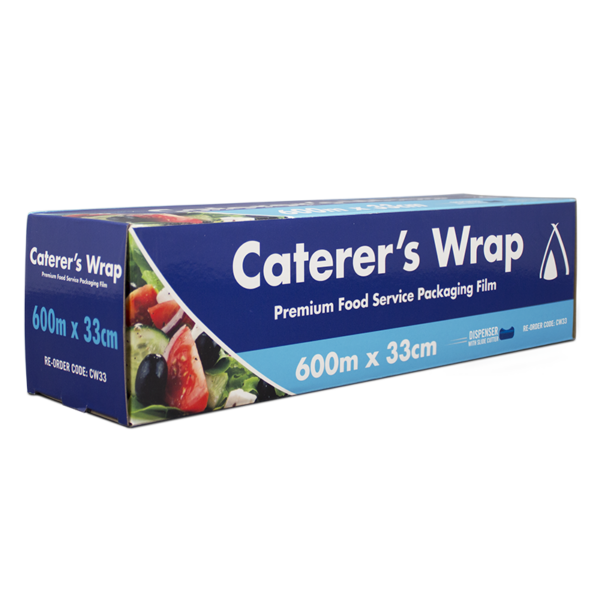 Cling Film; 33cm x 600m premium catering 6rolls/ctn