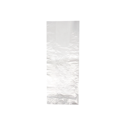 Wicketted Bread Bags- Plain LDPE - 250mm x 430mm + 80mm 2000ctn