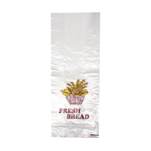 Bread Bags- printed HDPE 18 x 7" + 4" 455 x 180mm + 100mm 10 x 500pk/ctn 5000/ctn