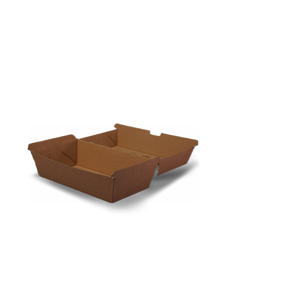 Regular Kraft Cardboard Snack Box - 200/ctn- 175 L x 90 W x 84mm H