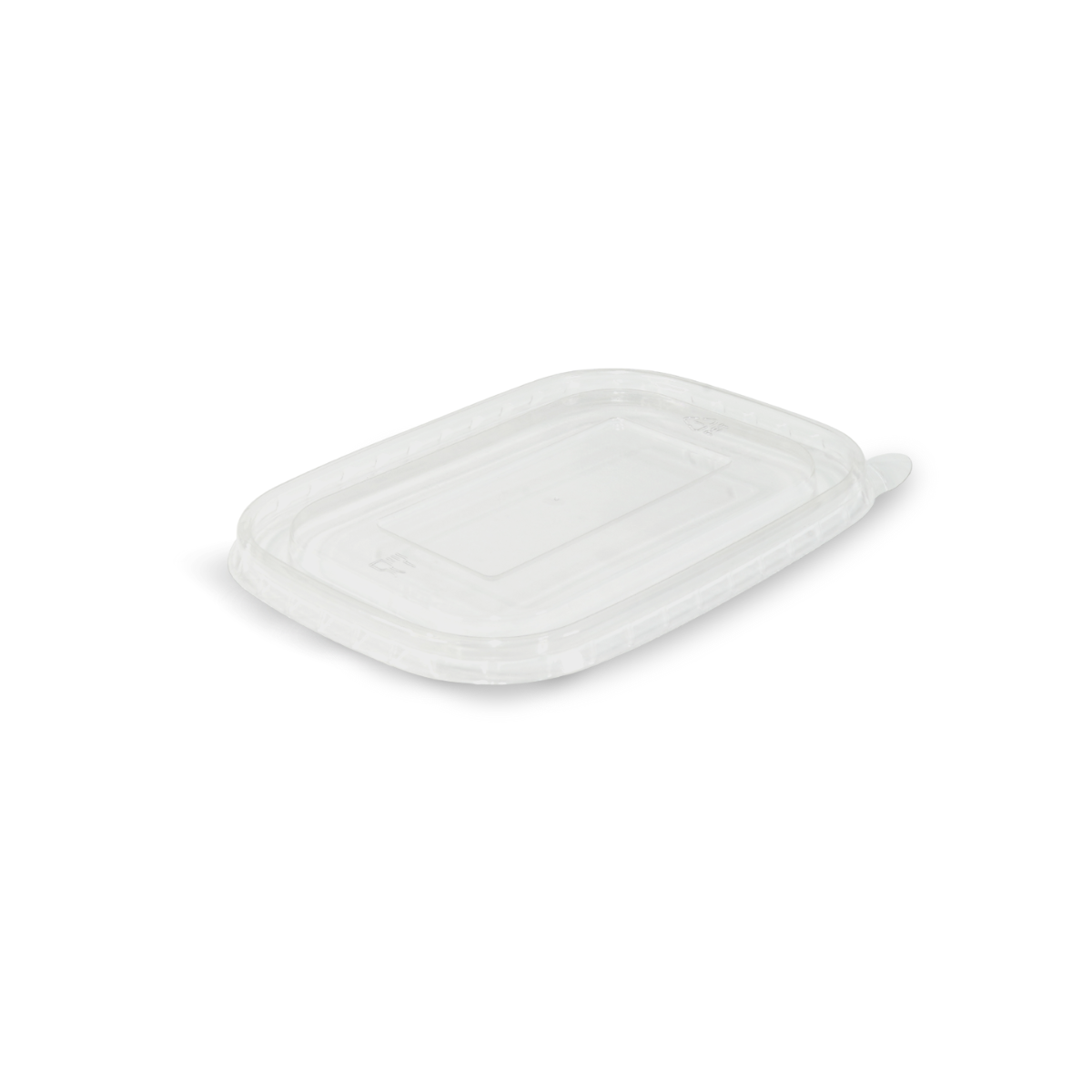 Clear PET Lid to Suit Rectangle 500-1000ml Kraft Container- 300/ctn