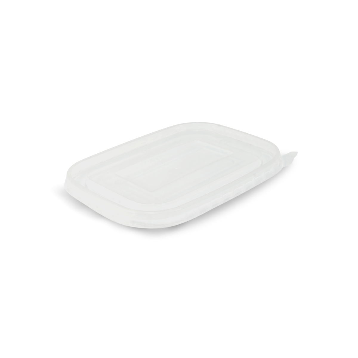 PP Lid to suit Rectangle 500-1000ml Kraft Container- 300/ctn