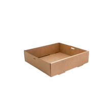 Kraft Catering Box - Small square 225 x 225 x 60mm 100ctn