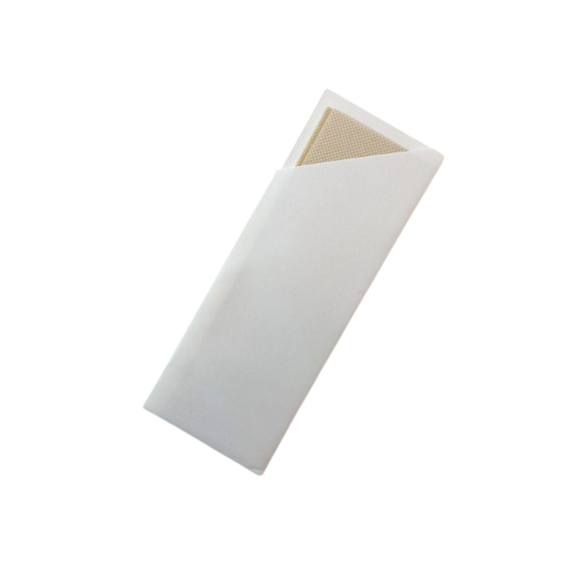 White Cutlery Pouch with Kraft Napkin 1000/ctn