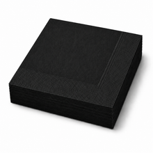 Dinner Napkins 2ply Black 10 x 100pk/ctn 1000/ctn