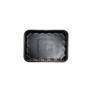 7 x 5" Black Foam Trays - 189 x 138 x 14 mm - 1000ctn
