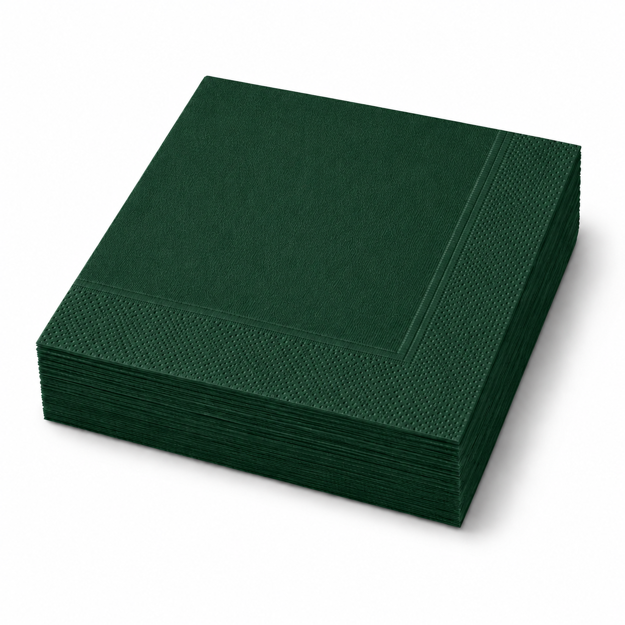 Dinner Napkins 2ply Dark Green 10 x 100pk/ctn 1000/ctn