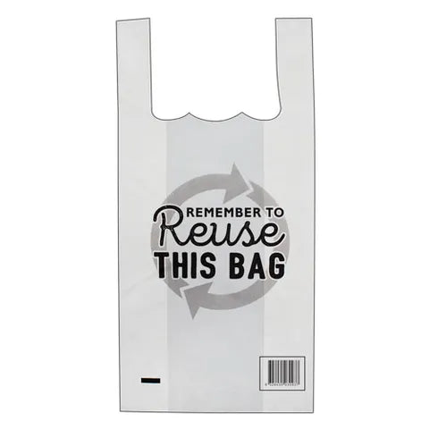Reusable Carry Bags- Printed 38um Small  1500/ctn