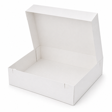 Cake Box 12 x 12 x 4 White 
300x300x100mm 500um - 100pack