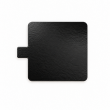 Black Board Food Display Tabs - Square 70mm - 50pk