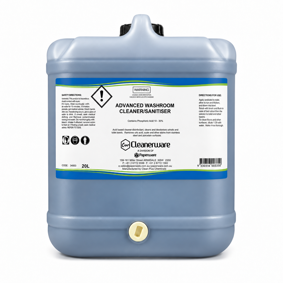 Washroom Cleaner Sanitiser 20L