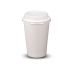 Coffee Cups single wall 10oz plain white 80mm 1000/ctn