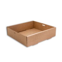 Brown Catering Box - Small square 225 x 225 x 60mm 100ctn