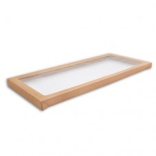 Clear Lid for Brown Catering Box - Large 50ctn
