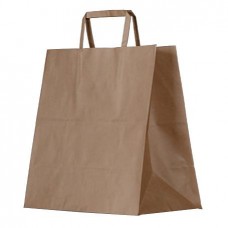 Brown Kraft Paper Takeaway Carry Bag 305 x 305 x 175mm 250/ctn