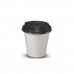 Black Lids To Suit 80mm dia. Coffee Cups - 1000 per carton