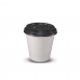 Black Sipper Lids To suit 12/16 90mm dia. Coffee Cups - 1000 per carton