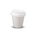 White Sipper Lids To suit 12/16 90mm dia. Coffee Cups - 1000 per carton