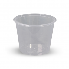 Round Plastic Container; B25 (700ml) 10 x 50pk/ctn 500/ctn