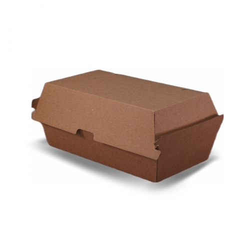 Regular Kraft Cardboard Snack Box - 200/ctn- 175 L x 90 W x 84mm H