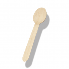 16cm Wooden Eco Spoon - 1000 Per Carton